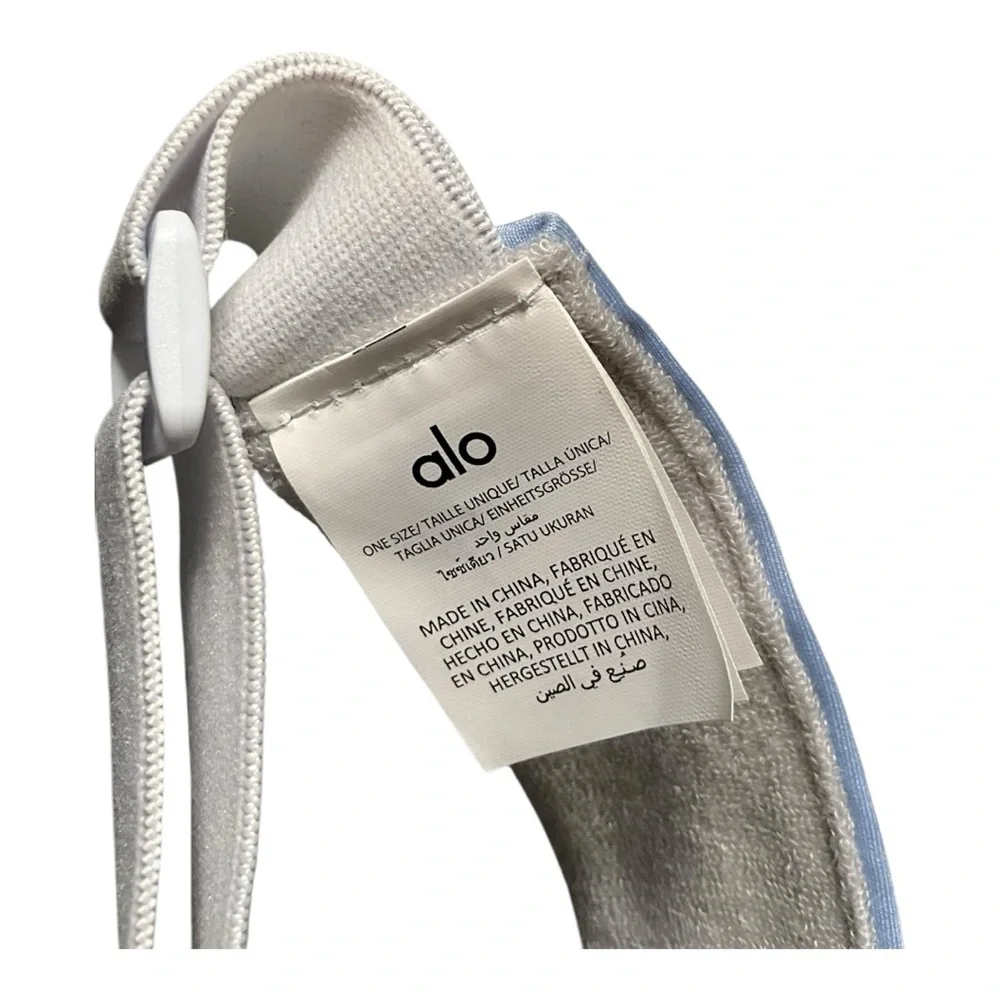 NWT ALO YOGA® Airlift Solar Visor -‎ Seashell Blue One Size